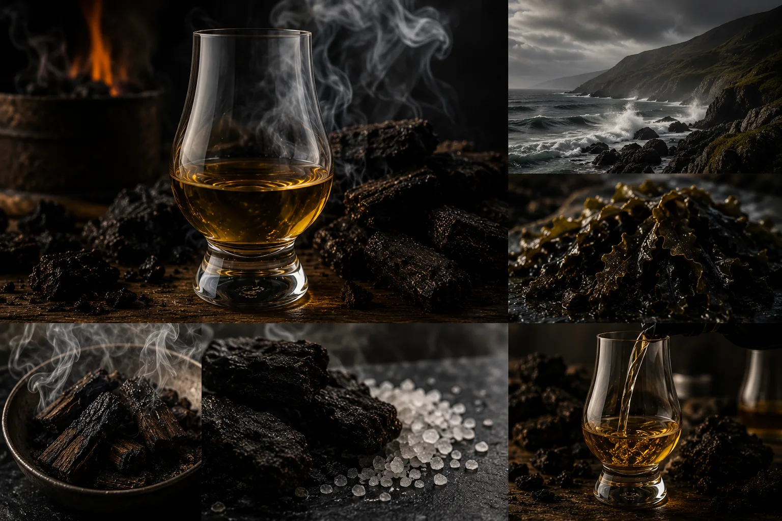 Lightly peated whisky flavor family