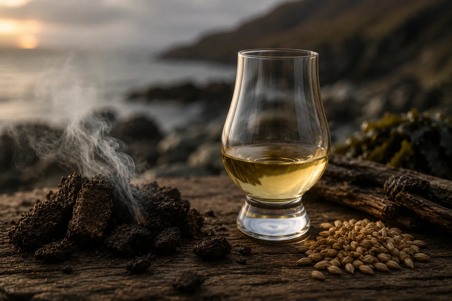 Maritime and coastal whisky flavor family