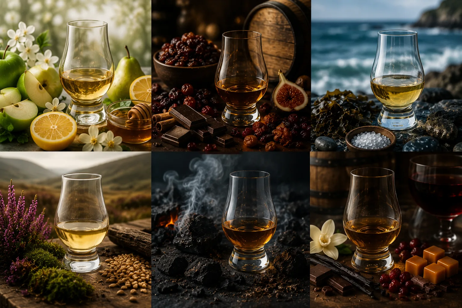 Guide to using the whisky flavor compass