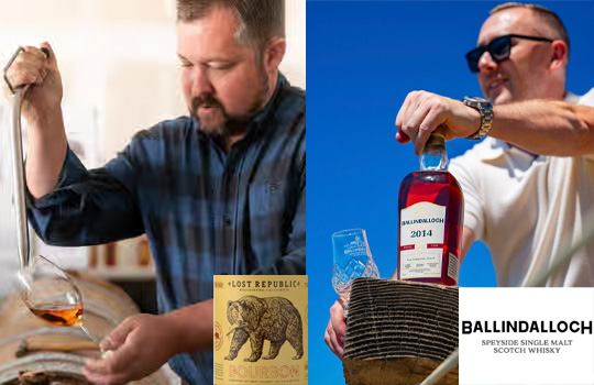 Matt Weese of Lost Republic Distilling and David Paradise of Ballindalloch Whisky